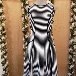 Karen Kane Contrast Stripe Dress